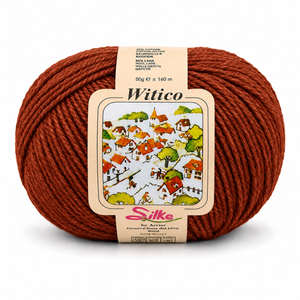 Lana Witico - Silke - Colore: 028 - RUGGINE - by LacariaRicami.Store