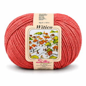 Lana Witico - Silke - Colore: 031 - CORALLO MELANGE - by LacariaRicami.Store