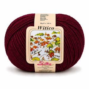 Lana Witico - Silke - Colore: 035 - BORDEAUX CHIARO - by LacariaRicami.Store