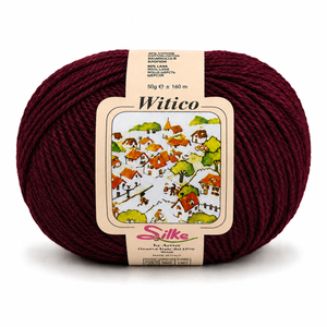 Lana Witico - Silke - Colore: 036 - BORDEAUX - by LacariaRicami.Store