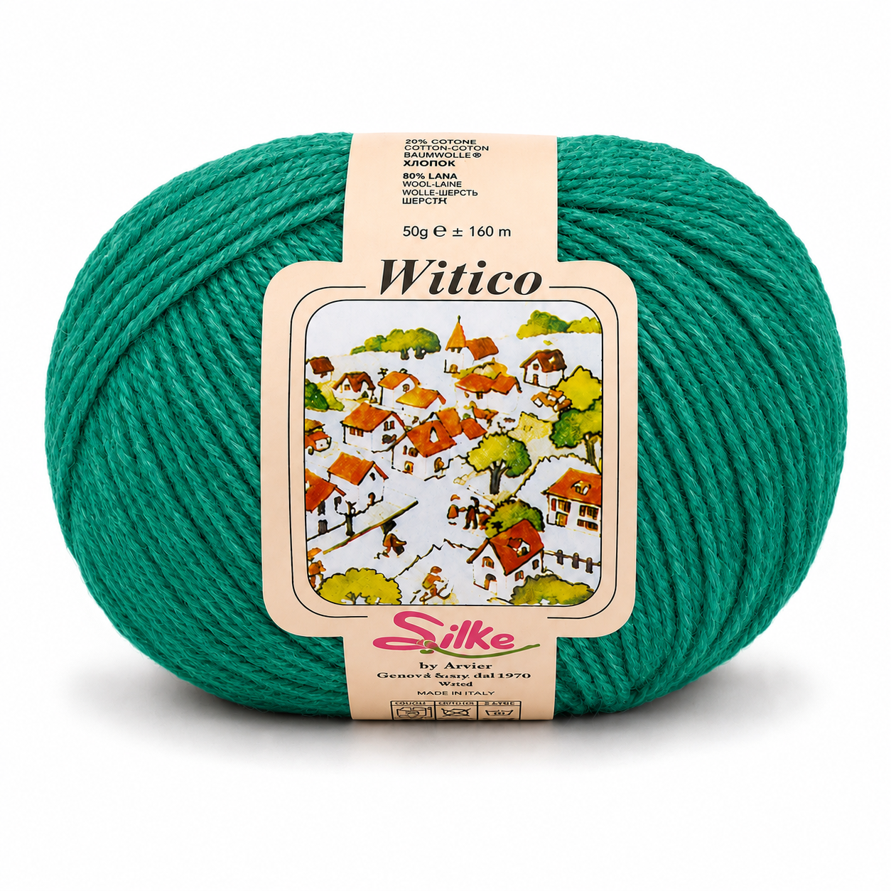 Lana Witico - Silke - Colore: 042 - VERDE TIFFANY - by LacariaRicami.Store