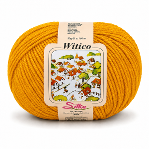 Lana Witico - Silke - Colore: 052 - GIALLO SOLE - by LacariaRicami.Store