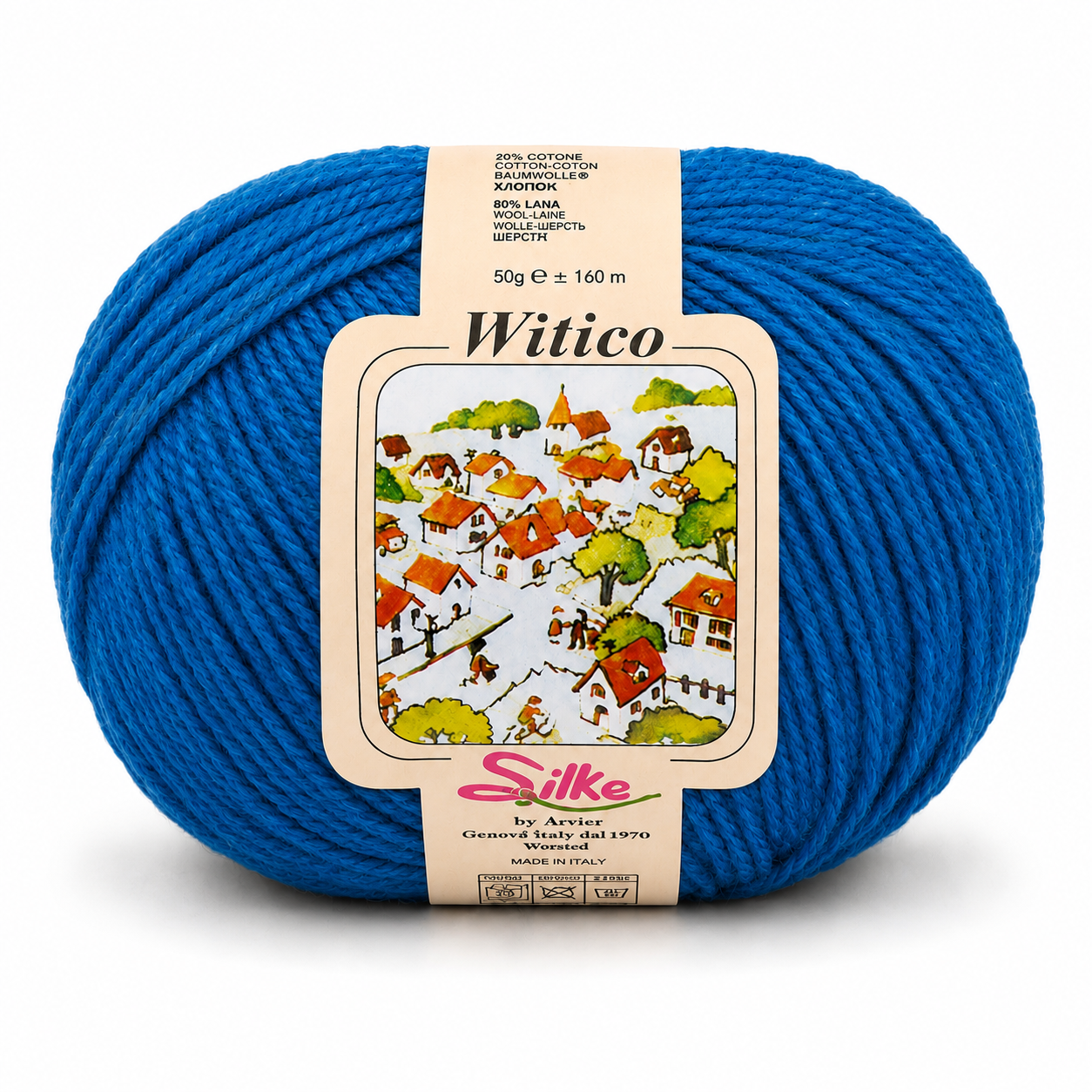 Lana Witico - Silke - Colore: 061 - BLUETTE - by LacariaRicami.Store