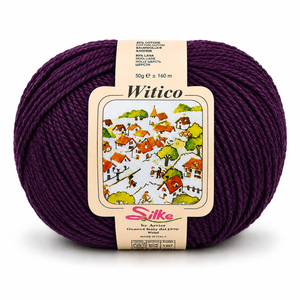 Lana Witico - Silke - Colore: 064 - PRUGNA - by LacariaRicami.Store