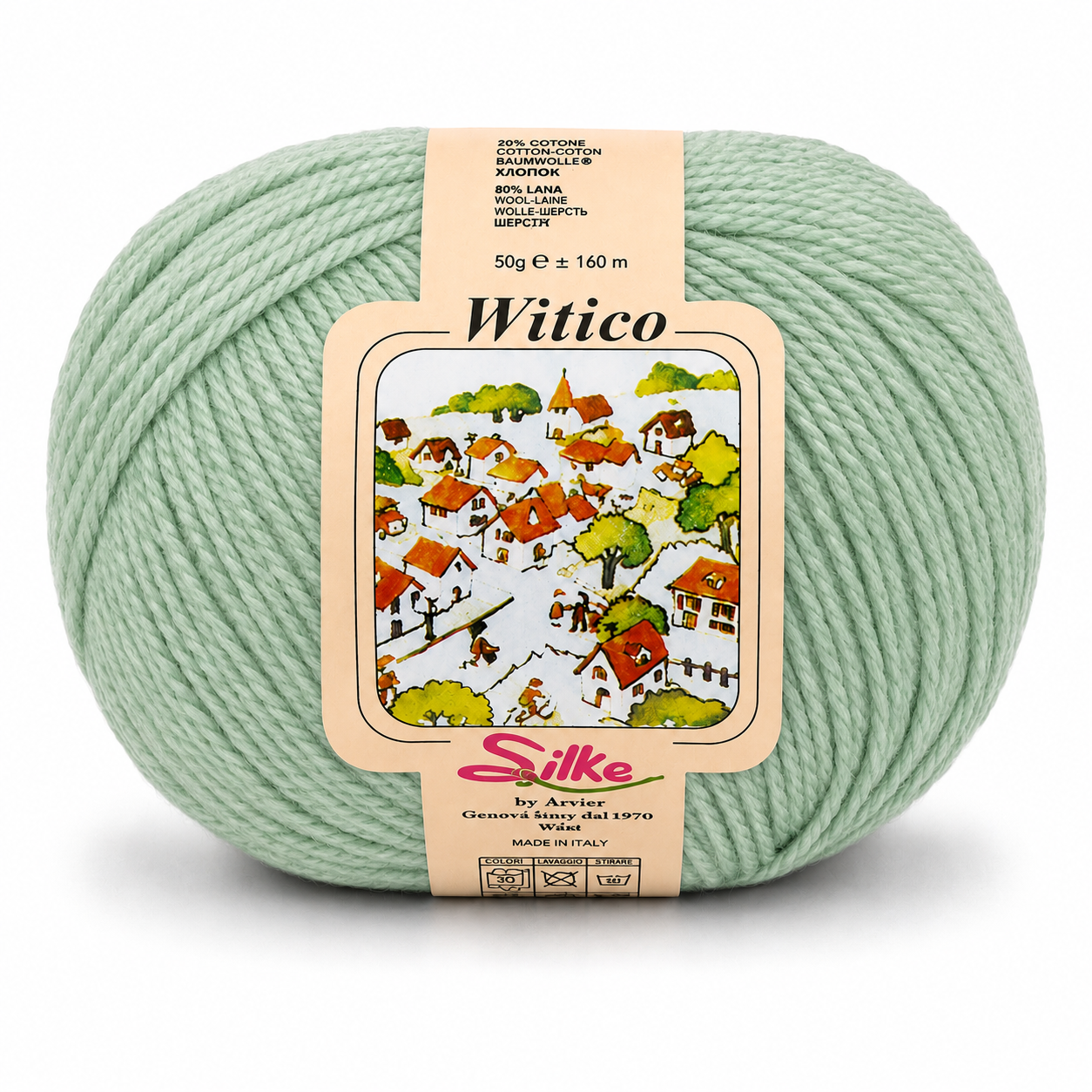 Lana Witico - Silke - Colore: 103 - VERDE ACQUA - by LacariaRicami.Store