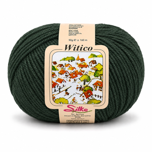 Lana Witico - Silke - Colore: 111 - VERDE BOTTIGLIA - by LacariaRicami.Store