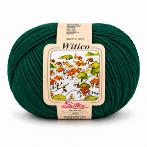 Lana Witico - Silke - Colore: 243 - VERDE SMERALDO - by LacariaRicami.Store