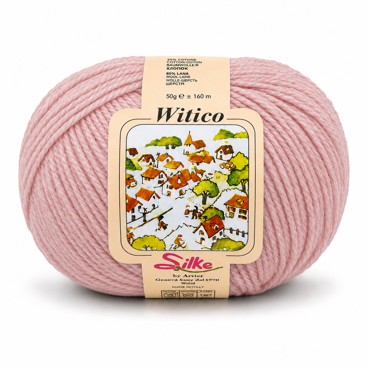 Lana Witico - Silke - Colore: 331 - ROSA CHIARO - by LacariaRicami.Store