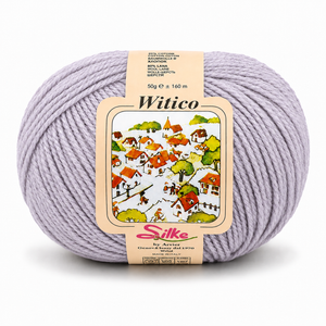 Lana Witico - Silke - Colore: 335 - GRIGIO PERLA - by LacariaRicami.Store