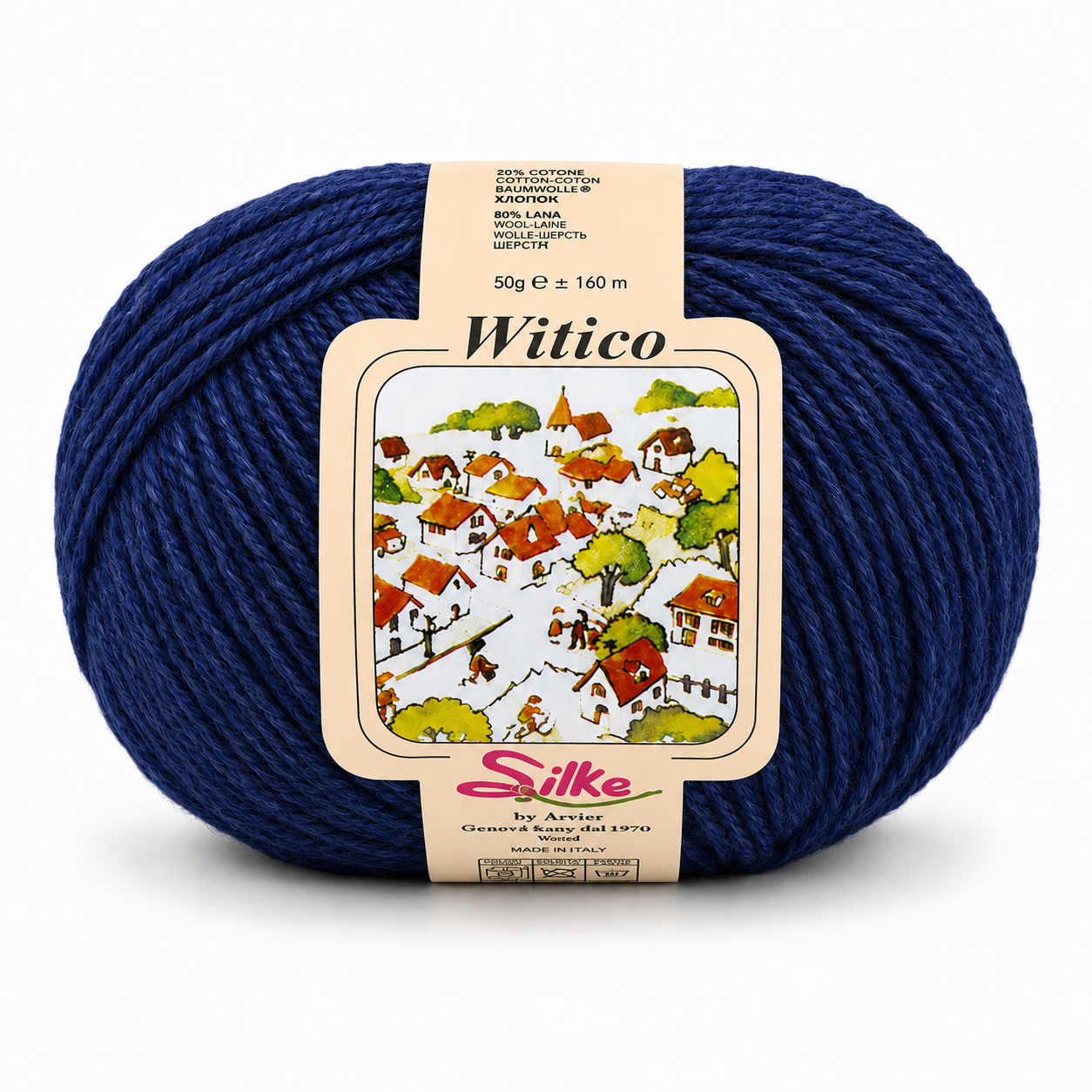 Lana Witico - Silke - Colore: 337 - BLU COBALTO - by LacariaRicami.Store