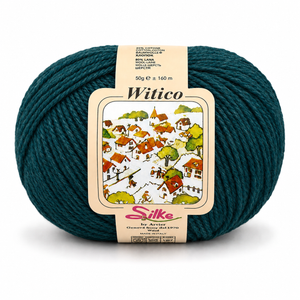 Lana Witico - Silke - Colore: 500 - VERDE PETROLIO - by LacariaRicami.Store