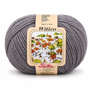Lana Witico - Silke - Colore: 780 - GRIGIO MEDIO - by LacariaRicami.Store