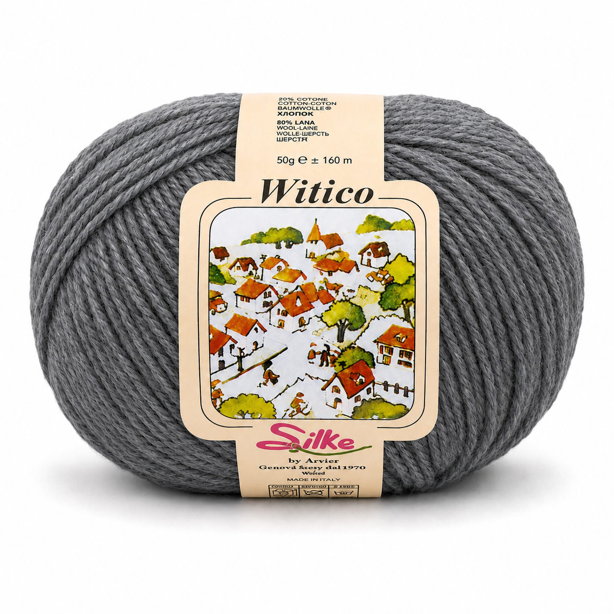 Lana Witico - Silke - Colore: 834 - GRIGIO CHIARO - by LacariaRicami.Store