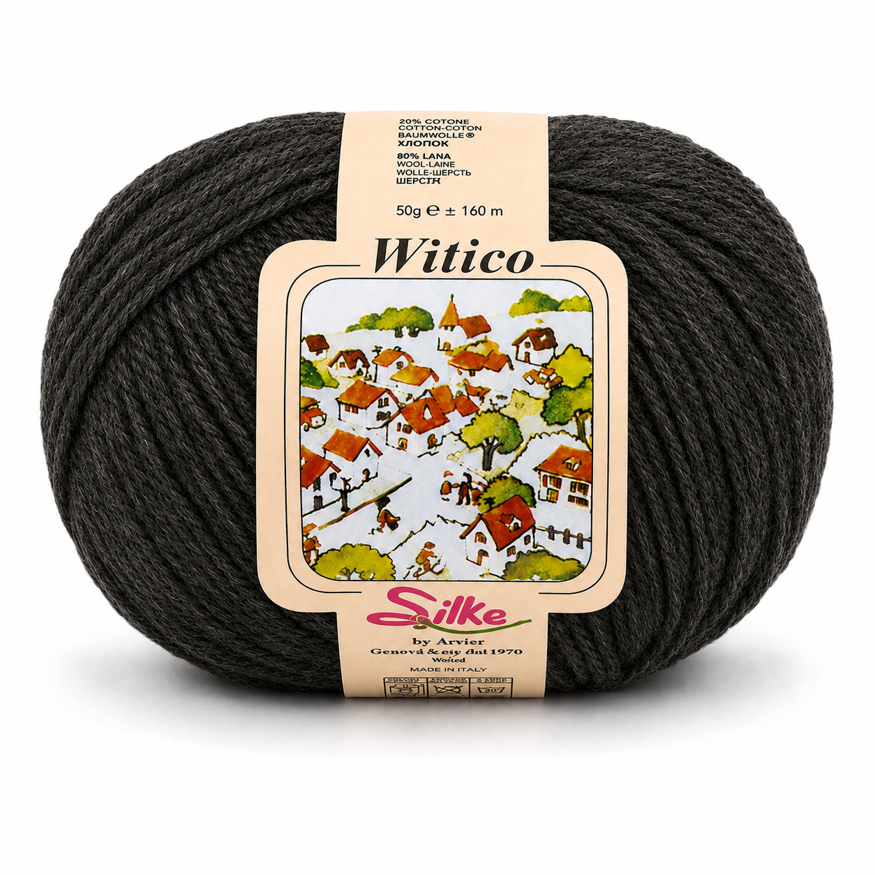 Lana Witico - Silke - Colore: 875 - GRIGIO ANTRACITE - by LacariaRicami.Store