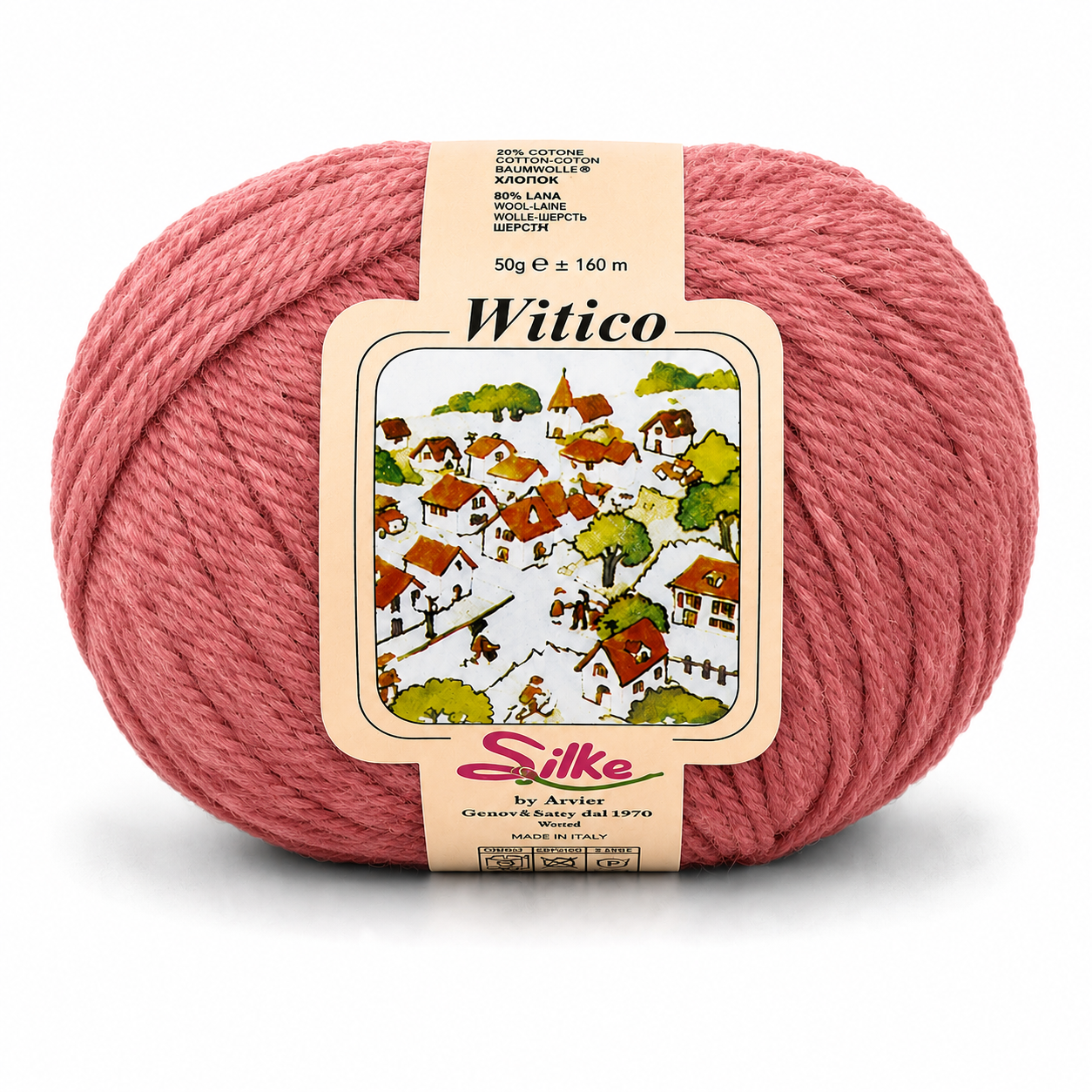 Lana Witico - Silke - Colore: 9138 - ROSA SALMONE - by LacariaRicami.Store
