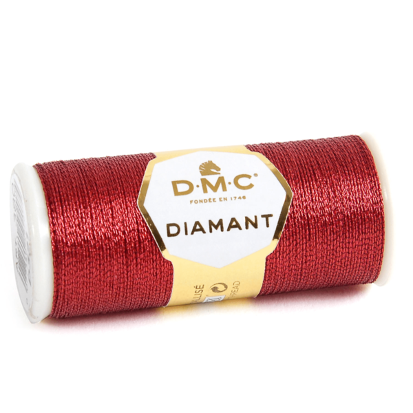 Metallizzato DIAMANT - DMC - d321-rosso