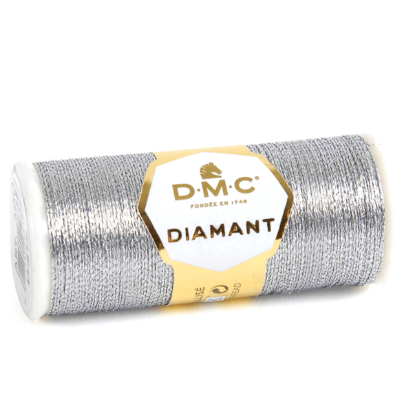 Metallizzato DIAMANT - DMC - d415-argento-scuro