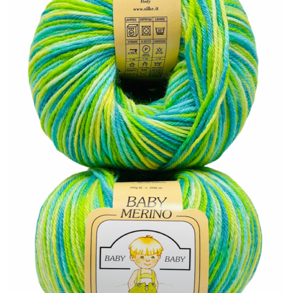 Lana Baby Print - Silke - 46-verde-multicolor