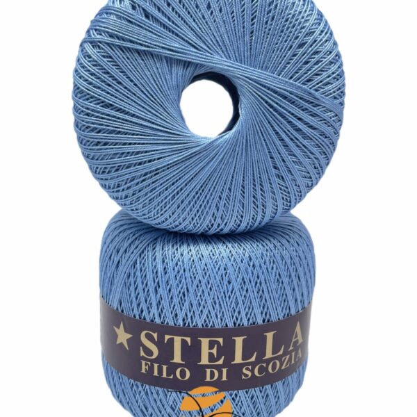 Cotone Filo di Scozia STELLA 8/5 - GPTEX - 09-azzurro-baby
