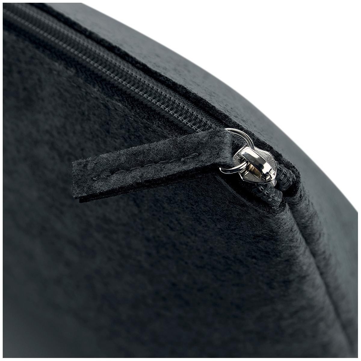 Pochette da borsa in feltro viola con pois in similpelle argento e bottone  a pressione – La Bottega di Giorgix