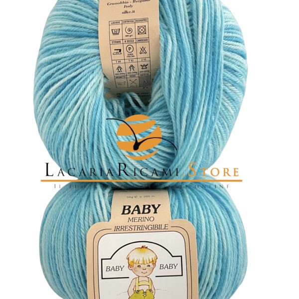 Lana Baby Print - Silke - 49-turchese-multicolor