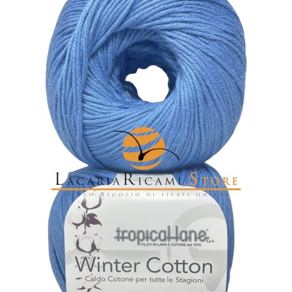 CALDO COTONE Winter Cotton - Tropical Lane - 02 - AZZURRO