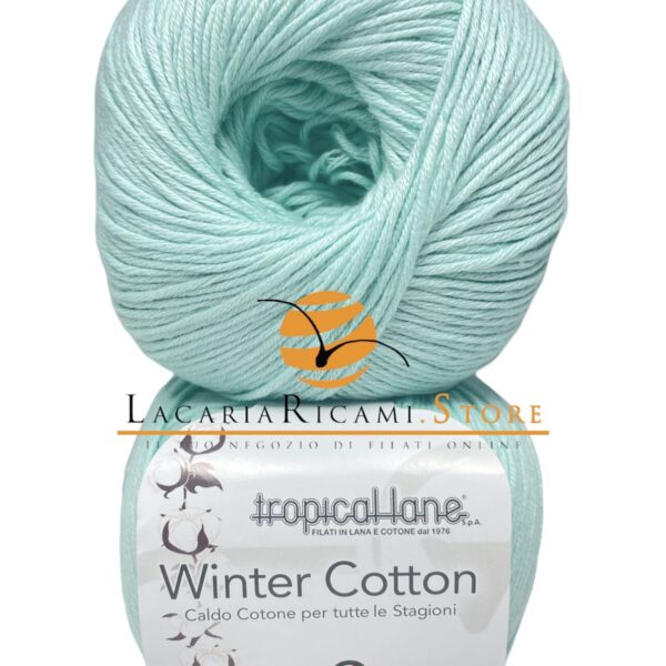CALDO COTONE Winter Cotton - Tropical Lane - 143 - VERDE ACQUA