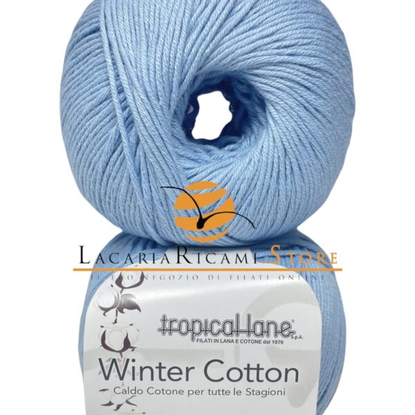 CALDO COTONE Winter Cotton - Tropical Lane - 17 - AZZURRO BABY