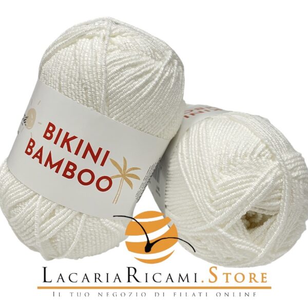 COTONE Bikini Bamboo - Tropical Lane - 0011 - BIANCO