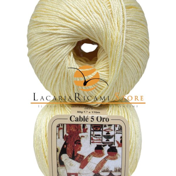 Cotone CABLE' 5 ORO - Silke 