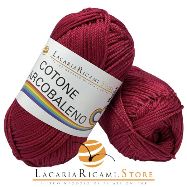 Cotone ARCOBALENO - LacariaRicami.Store - 34 - BORDEAUX