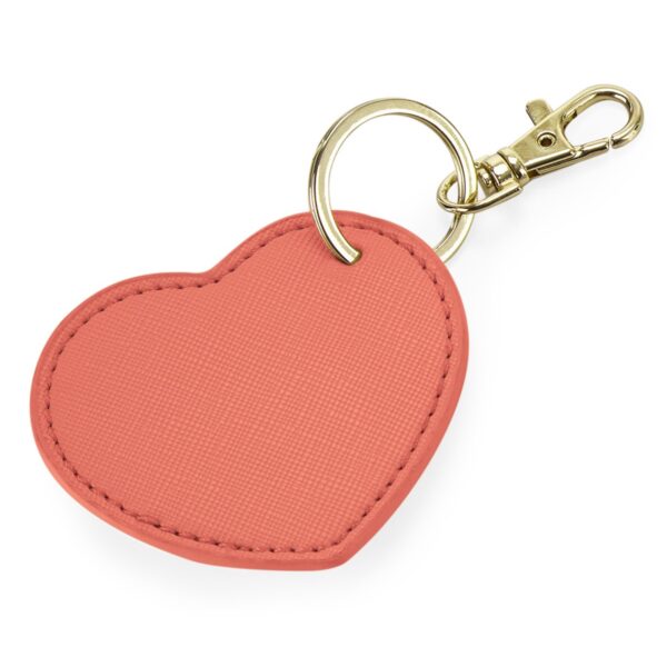 Portachiavi Boutique Heart Key Clip CUORE - BagBase - CORALLO - AGGANCIO ORO
