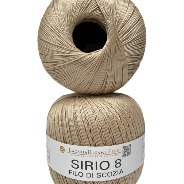 Cotone Filo Di Scozia SIRIO 8 - LacariaRicami.Store - 04 - BEIGE