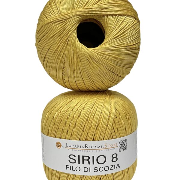 Cotone Filo Di Scozia SIRIO 8 - LacariaRicami.Store - 12 - SENAPE