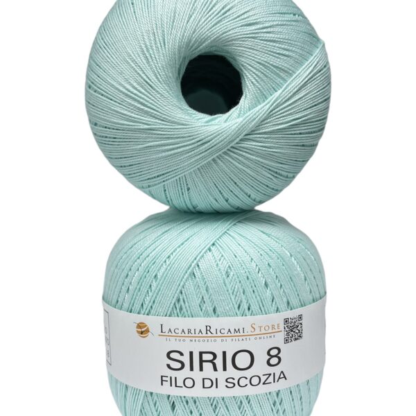 Cotone Filo Di Scozia SIRIO 8 - LacariaRicami.Store - 20 - VERDE ACQUA