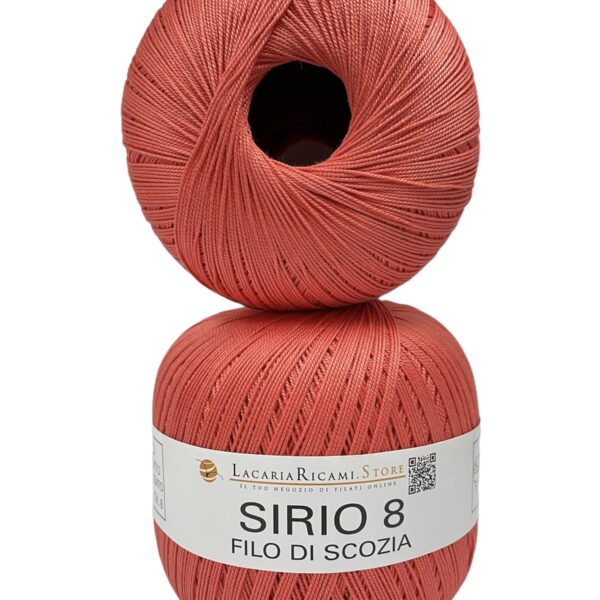 Cotone Filo Di Scozia SIRIO 8 - LacariaRicami.Store - 30 - SALMONE