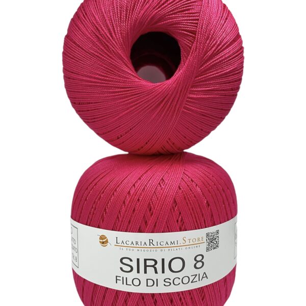 Cotone Filo Di Scozia SIRIO 8 - LacariaRicami.Store - 32 - FUCSIA