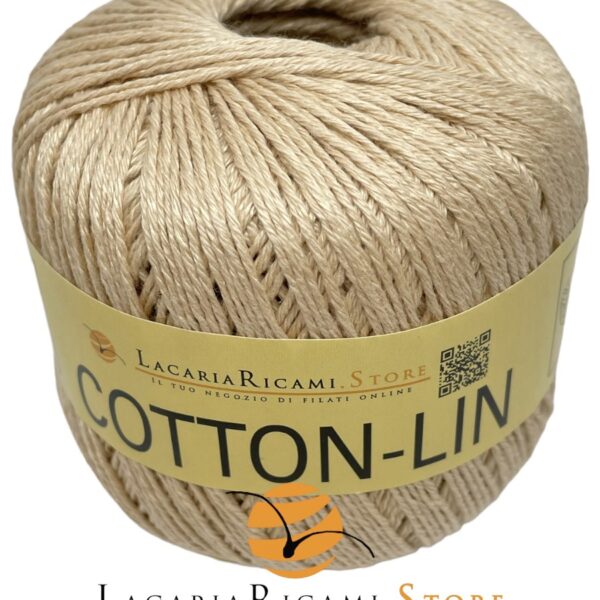 COTONE-LINO Cotton-Lin - LacariaRicami.Store - 04 - CREMA