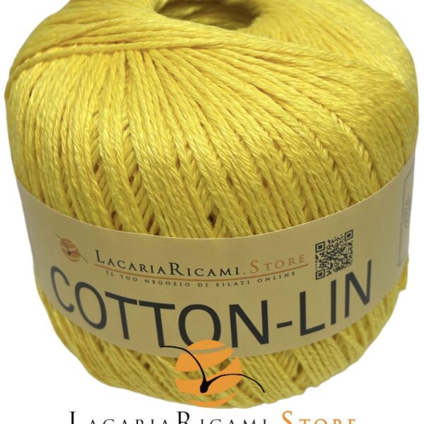 COTONE-LINO Cotton-Lin - LacariaRicami.Store - 07 - GIALLO