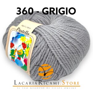 Lana PASTELLO - Silke - 360 - GRIGIO