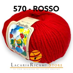 Lana PASTELLO - Silke - 570 - ROSSO